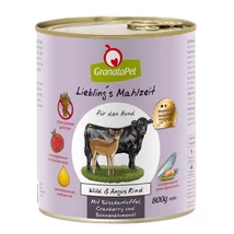 GranataPet Liebling´s Mahlzeit vad és Angus marha 800 g GranataPet Liebling´s Mahlzeit vad és Angus marha 800 g