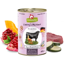 GranataPet Liebling´s Mahlzeit Angus marha és sütőtök 6x400 g GranataPet Liebling´s Mahlzeit Angus marha és sütőtök 6x400 g