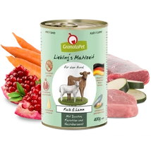 GranataPet Liebling´s Mahlzeit borjú és bárány konzerv 400 g GranataPet Liebling´s Mahlzeit borjú és bárány konzerv 400 g