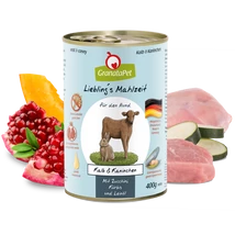 GranataPet Liebling´s Mahlzeit borjú és nyúl konzerv 400 g GranataPet Liebling´s Mahlzeit borjú és nyúl konzerv 400 g