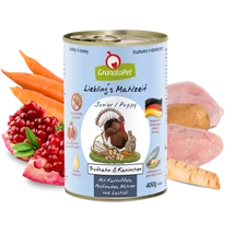 GranataPet Liebling's Mahlzeit Junior/Puppy konzerv 6x400 g GranataPet Liebling's Mahlzeit Junior/Puppy konzerv 6x400 g