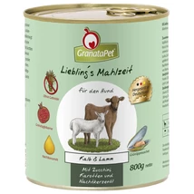 GranataPet Liebling´s Mahlzeit borjú és bárány konzerv 6x800 g GranataPet Liebling´s Mahlzeit borjú és bárány konzerv 6x800 g