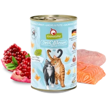 Granatapet Delicatessen konzerv lazac és pulyka konzerv 400 g