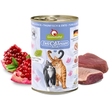 GranataPet Delicatessen konzerv tonhal és kacsa 400g 6db