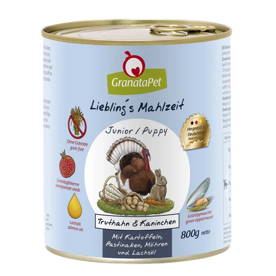 GranataPet Liebling's Mahlzeit Junior/Puppy konzerv 6x800 g