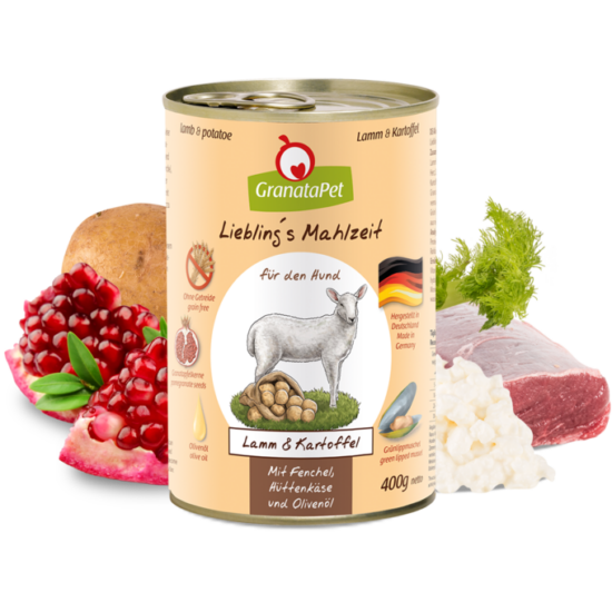 GranataPet Liebling´s Mahlzeit bárány és burgonya konzerv 6x400 g