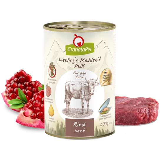 GranataPet Liebling´s Mahlzeit marha PUR konzerv 400 g