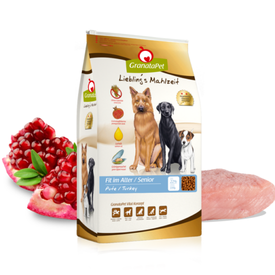 GranataPet próbacsomag Liebling's Mahlzeit pulyka senior kutyatáp 30g