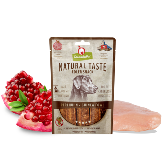 GranataPet Natural Taste Edler Snack Perlhuhn 90g (gyöngytyúk) 10db