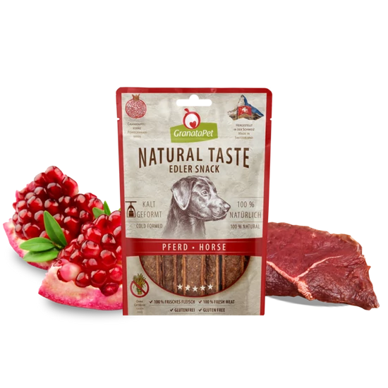 GranataPet Natural Taste Edler Snack Pferd 90g (ló) 10db