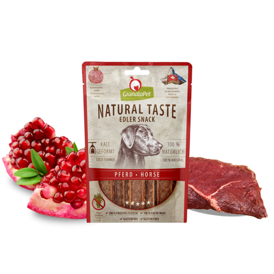 GranataPet Natural Taste Edler Snack Pferd 90g (ló)