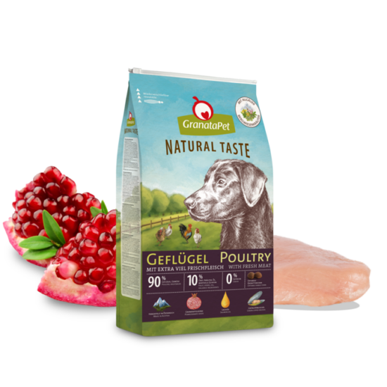 GranataPet próbacsomag Natural Taste száraztáp poultry 80g