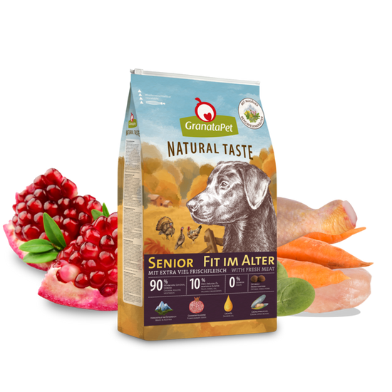 GranataPet Natural Taste száraztáp Senior 4kg